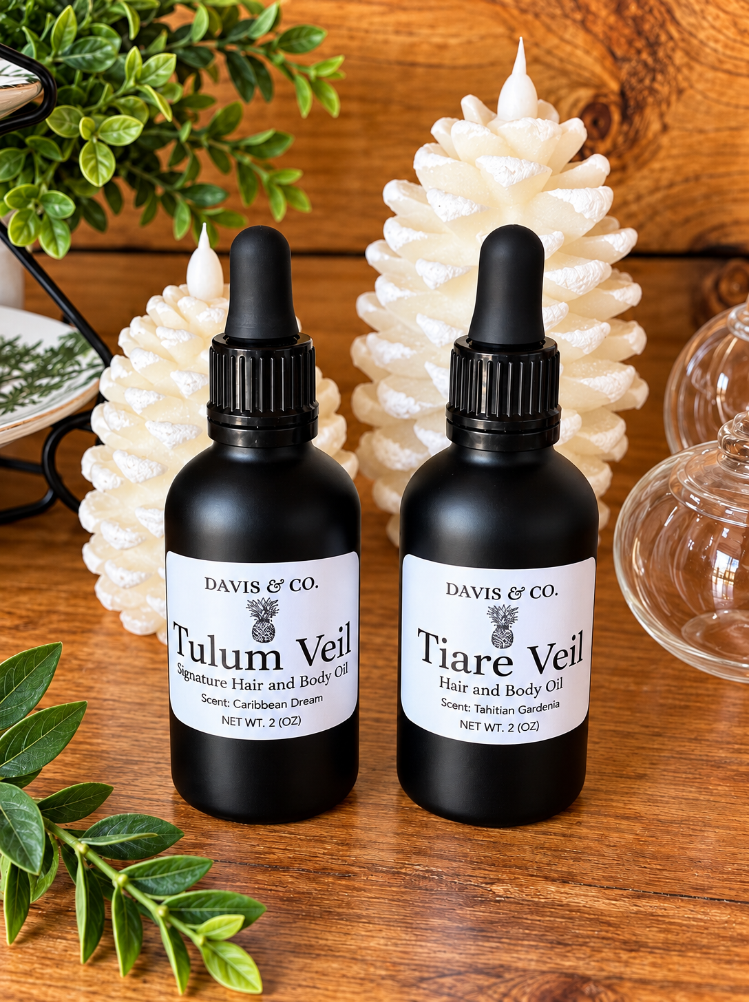 Tulum Veil & Tiare Veil Hair & Body Oils