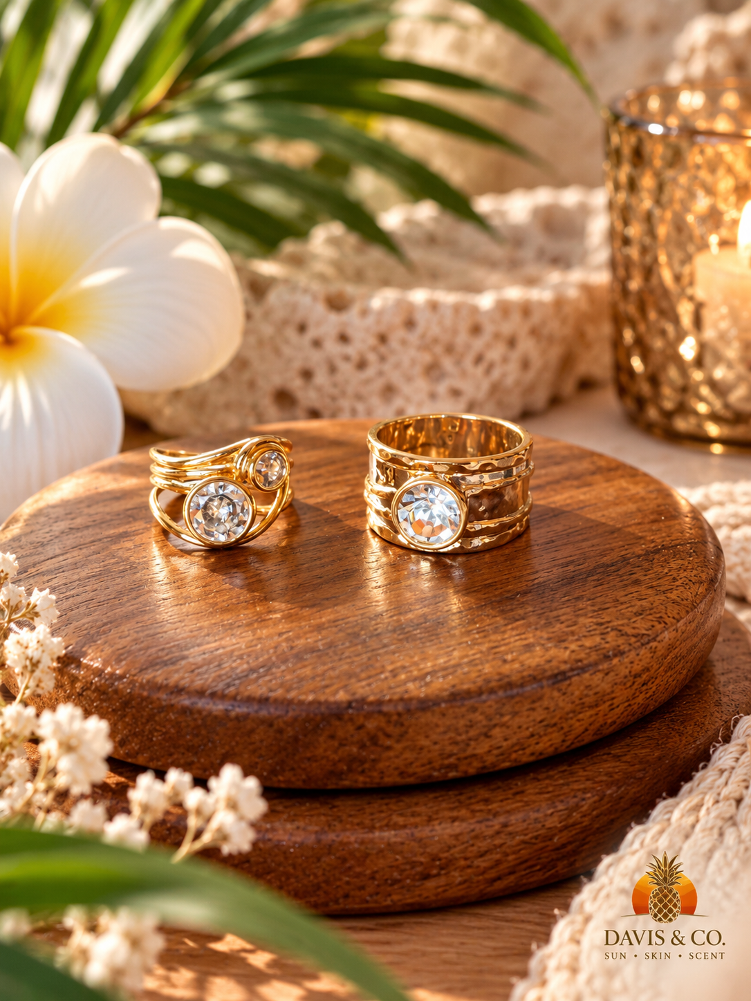 Gold-Tone Rings