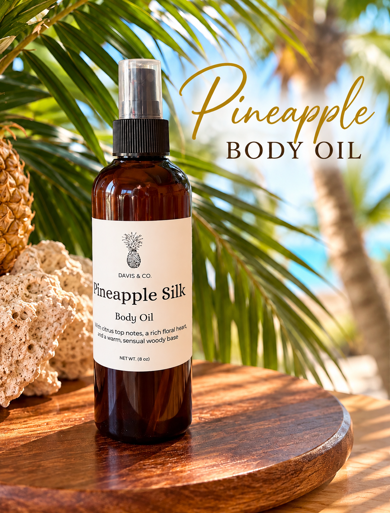 Pineapple Silk Body Oil
